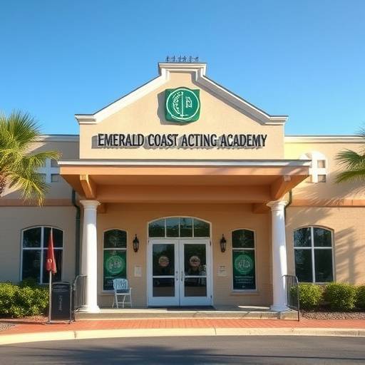 Exterior view of the Emerald Coast Acting Academy building